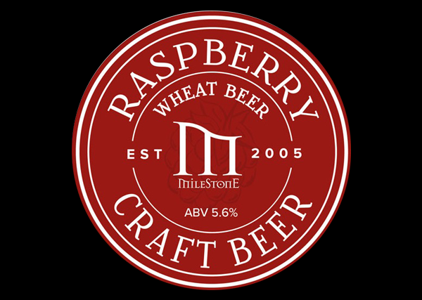 Milestone Brewery Raspberry Wheat Beer